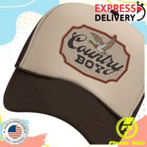 kenny Hardy Official Store Merch Country Boy Trucker Patch Hatw