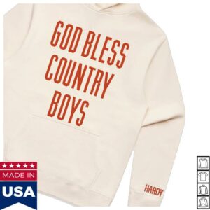 kenny Hardy Official Store Merch God Bless Country Boys Hoodiew