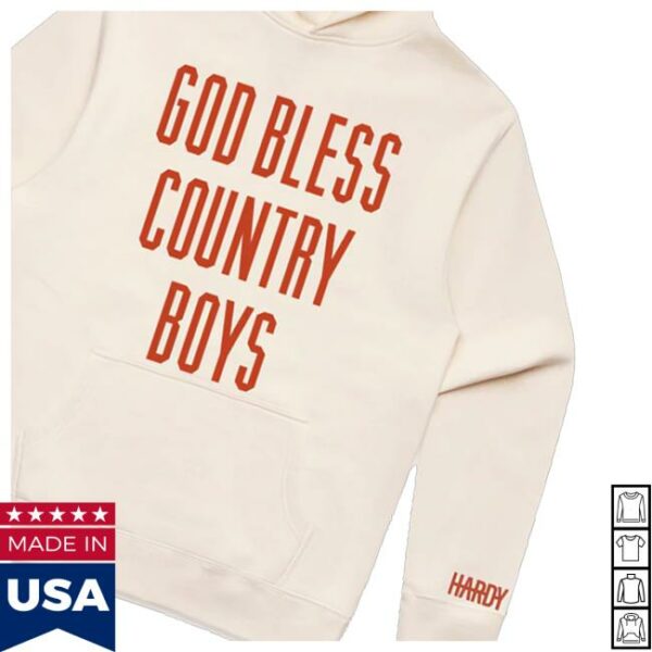 kenny Hardy Official Store Merch God Bless Country Boys Hoodiew