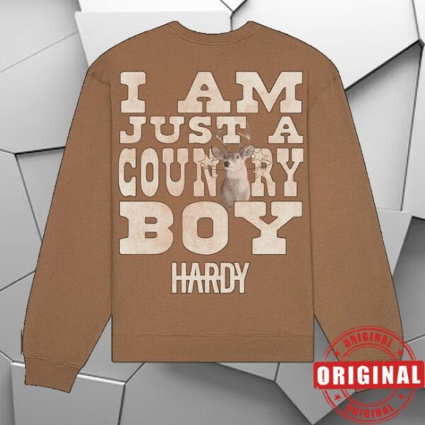 kenny Hardy Store Merch I Am Just A Country Boy Sweatshirt