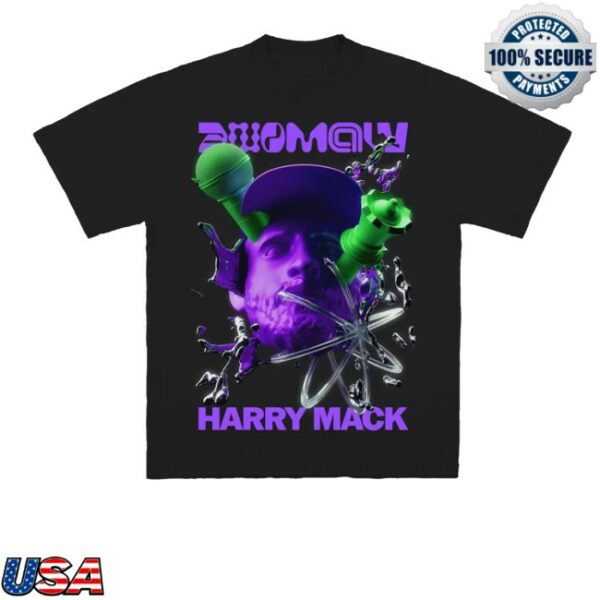 kenny Harry Mack Merch Store Anomaly Tour 2025 Black Shirts