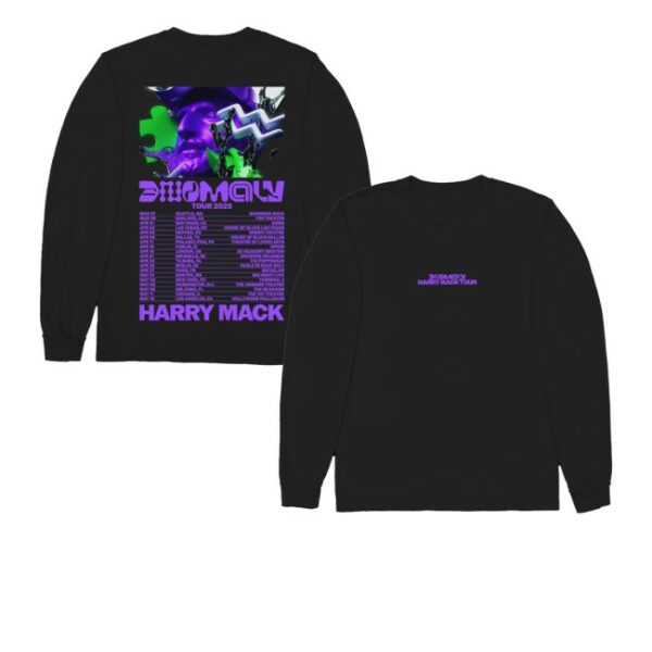 kenny Harry Mack Merch Store Anomaly Tour 2025 Black Sweatshirtss