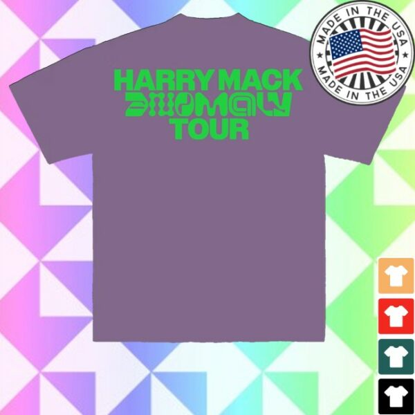 kenny Harry Mack Merch Store Anomaly Tour 2025 Purple Short Sleeve Shirt