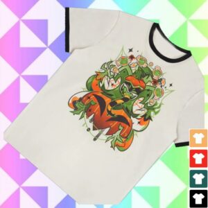 kenny Helluva Boss Merch Shop Store Mammon Ringer Shirtw kenny Helluva Boss Merch Shop Store Mammon Ringer Shirtw