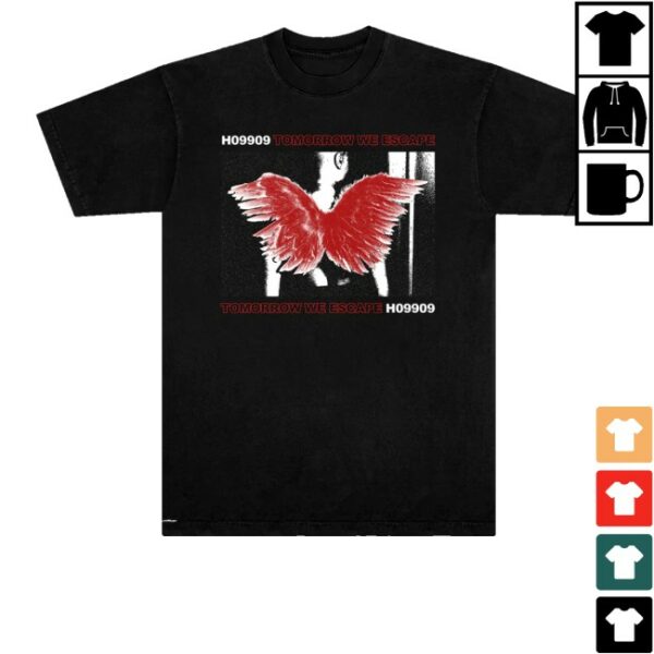 kenny Ho99o9 Merch Store Tomorrow We Escape Wings Shirt
