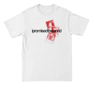 kenny I Promised The Wolrd Merch Shop Store Polaroids White Shirt