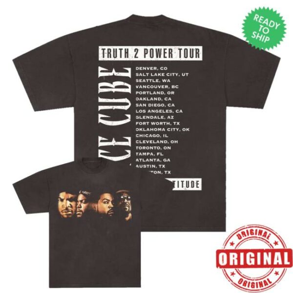 kenny Ice Cube Merch Shop Store Truth 2 Power Faces Tour Shirt