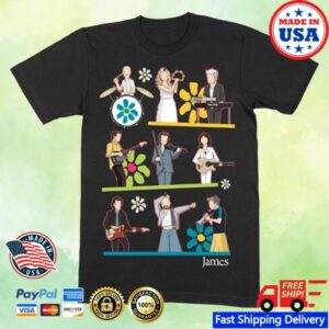 kenny James Store Merch James Cartoon Tour Shirt