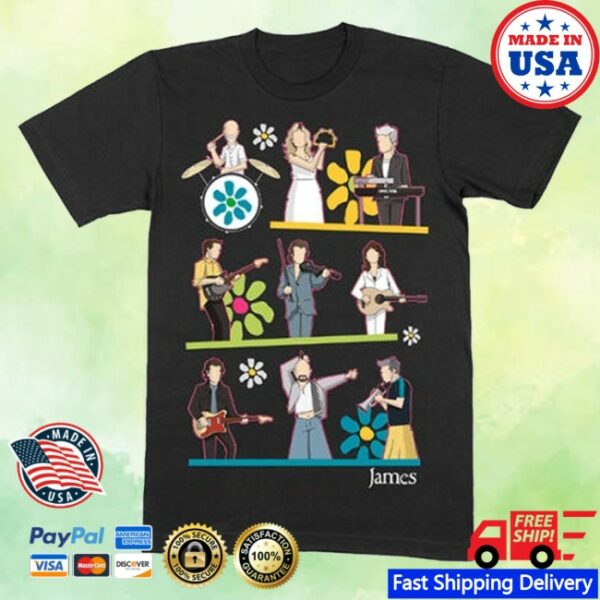 kenny James Store Merch James Cartoon Tour Shirt