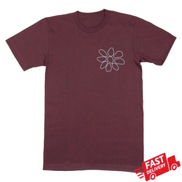kenny James Store Merch James Daisy Outline Maroon Shirt