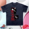kenny Jennie Merch Back To School Anime Washed Black Tee