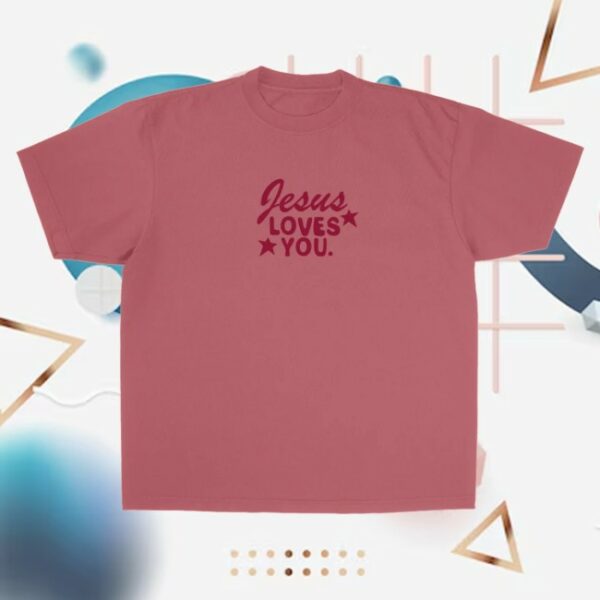 kenny Jesus Loves You Merch Heavens Declare His Glory Tee Terracotta Rose1