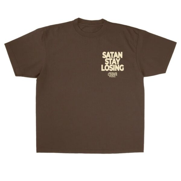 kenny Jesus Loves You Merch Satan Stay Losing Tee0