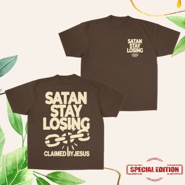 kenny Jesus Loves You Merch Satan Stay Losing Tee1