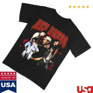 kenny Jonas Brothers Merch Red Dress Tee0