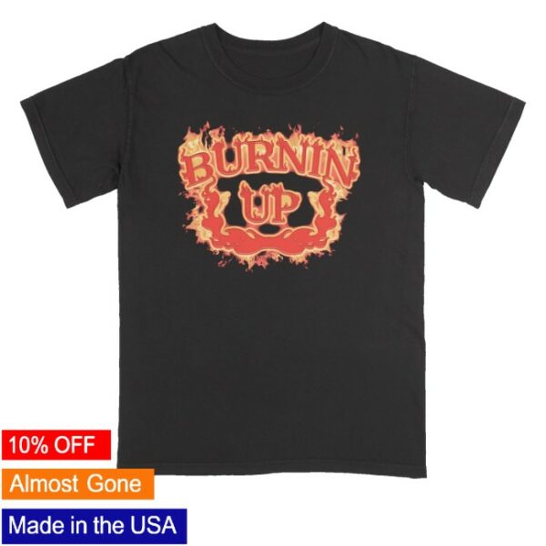 kenny Jonas Brothers Merch Store Burnin Up Vintage Flames Shirt