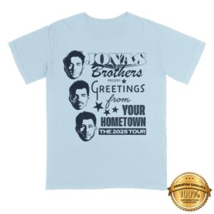 kenny Jonas Brothers Merch Store Faces Greetings Shirt