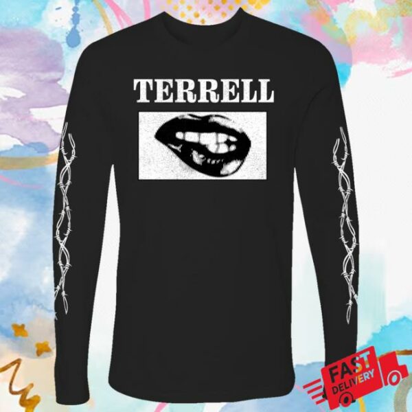 kenny Jonathan Terrell Merch Shop Store Lips Long Sleeve Shirt