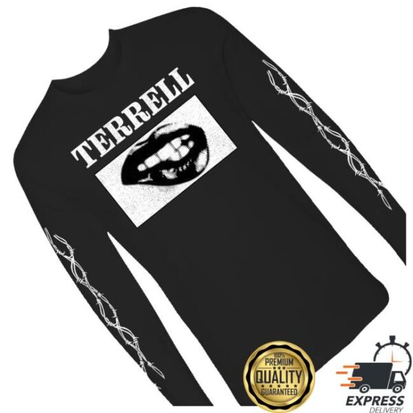 kenny Jonathan Terrell Merch Shop Store Lips Long Sleeve Shirts