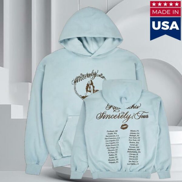 kenny Kali Uchis Merch Shop Sincerely Tour Date Back Hoodie