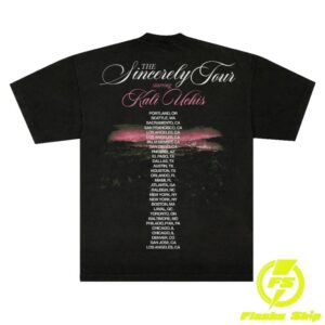 kenny Kali Uchis Merch Sincerely Tour Black Poster Tee