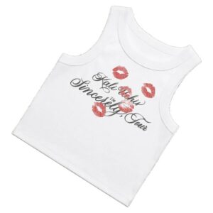 kenny Kali Uchis Merch Sincerely Tour Cropped Tank0