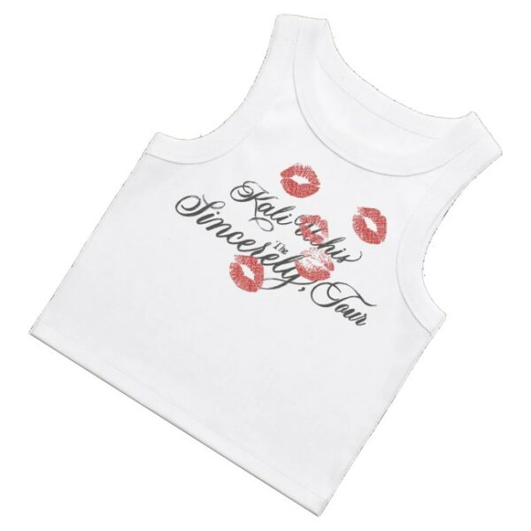 kenny Kali Uchis Merch Sincerely Tour Cropped Tank0