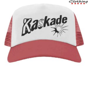 kenny Kaskade Merch Store Sunsoaked Red Trucker Hat kenny Kaskade Merch Store Sunsoaked Red Trucker Hat