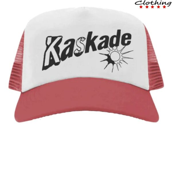 kenny Kaskade Merch Store Sunsoaked Red Trucker Hat