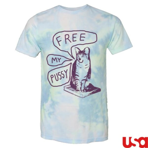 kenny Kate Nash Merch Free My Pussy Tie Dye Tee