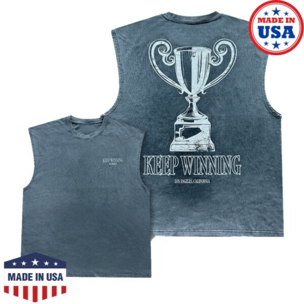 kenny Keep Winning La Merch Store Kw Trophy Tank Grey