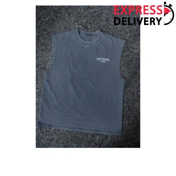 kenny Keep Winning La Merch Store Kw Trophy Tanks Grey