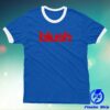 kenny Kevin Abstract Merch Blush Logo Ringer Tee