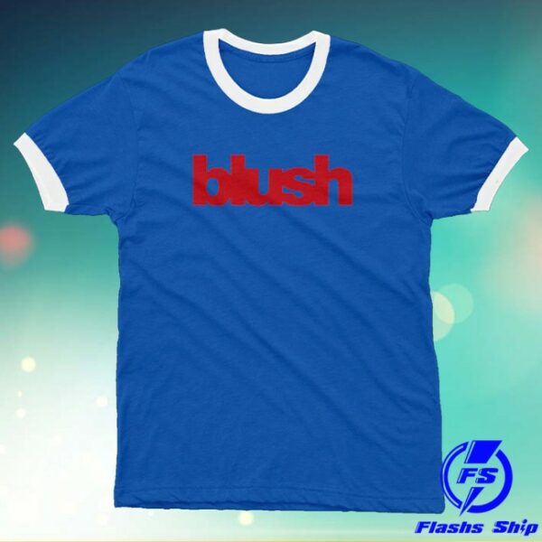 kenny Kevin Abstract Merch Blush Logo Ringer Tee