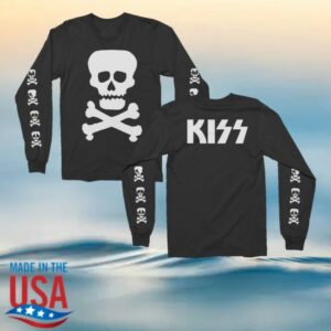 kenny Kiss Merch Store Kiss Skull Long Sleevess kenny Kiss Merch Store Kiss Skull Long Sleevess