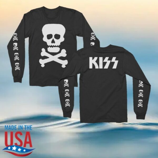 kenny Kiss Merch Store Kiss Skull Long Sleevess