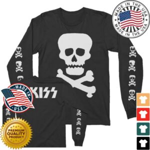 kenny Kiss Online Official Merch Shop Store Kiss Skull Long Sleeve Shirts