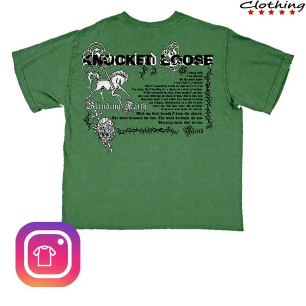 kenny Knocked Loose Store Merch Knocked Loose Blinding Faith Tee