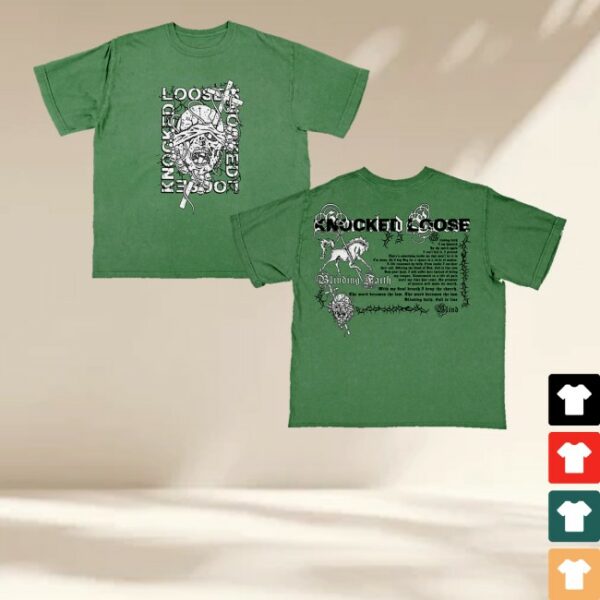 kenny Knocked Loose Store Merch Knocked Loose Blinding Faith Teess