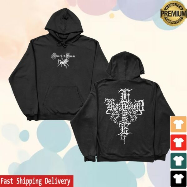 kenny Knocked Loose Store Merch Knocked Loose Horse Cross Hoodiedj