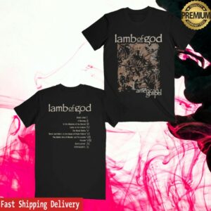 kenny Lamb Of God Store Merch New American Gospel Vintage Tracklist Tee1