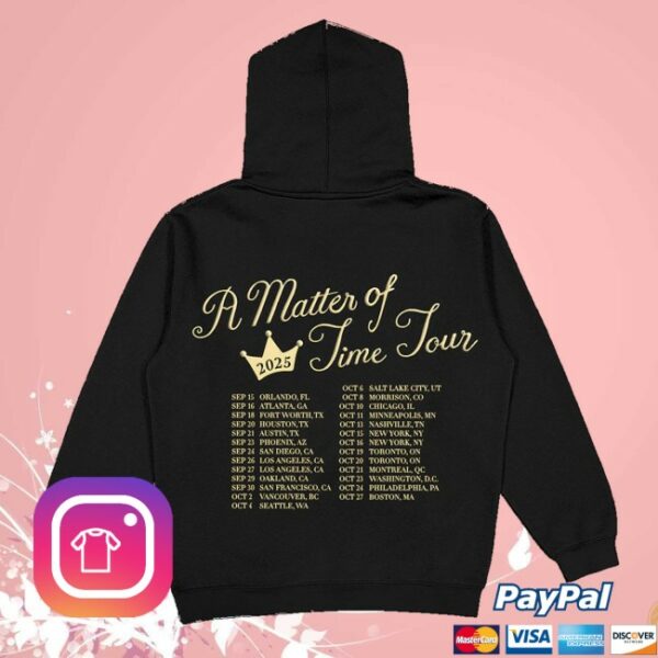 kenny Laufey Merch Store A Matter Of Time Tour Hoodie