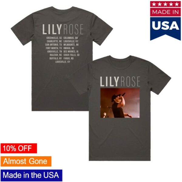 kenny Lily Rose Merch Store Photo Tour Shirts 1