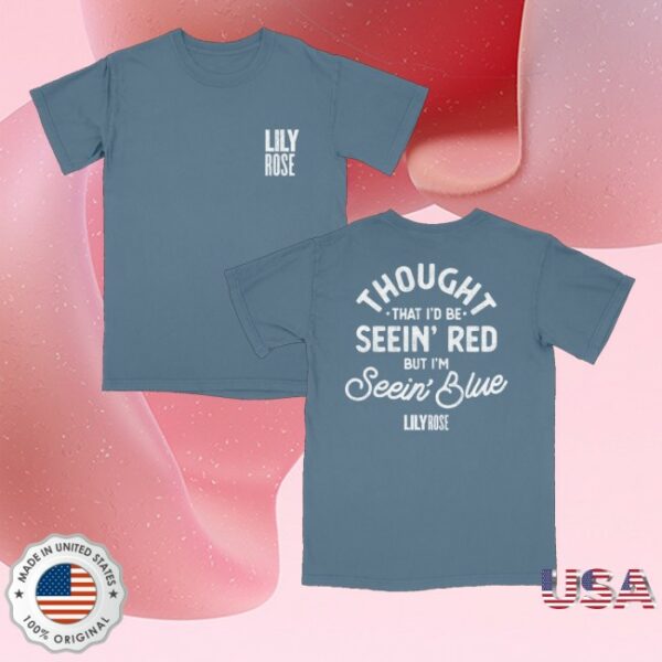 kenny Lily Rose Merch Store Seein Blue Shirtss