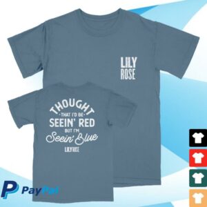 kenny Lily Rose Music Merch Shop Seein Blue Shirt