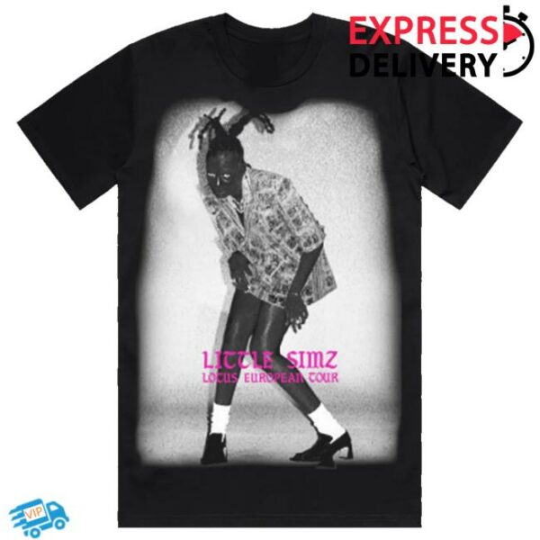kenny Little Simz Merch Shop Store Lotus Tour All Over Print Black Shirt