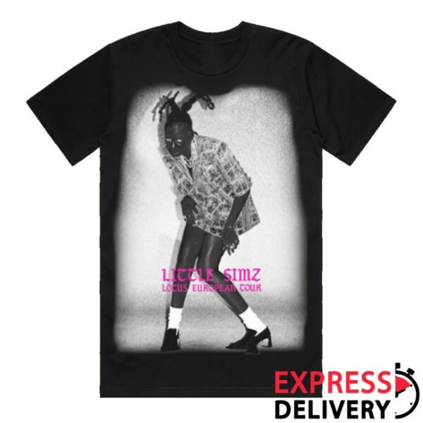 kenny Little Simz Store Merch Lotus Tour All Over Print Black Shirt