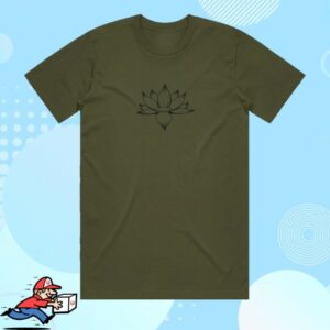 kenny Little Simz Store Merch Lotus Tour European Map Army Green Shirts