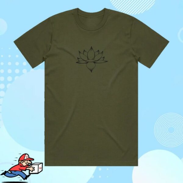 kenny Little Simz Store Merch Lotus Tour European Map Army Green Shirts