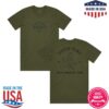 kenny Little Simz Store Merch Lotus Tour European Map Army Green Shirtss